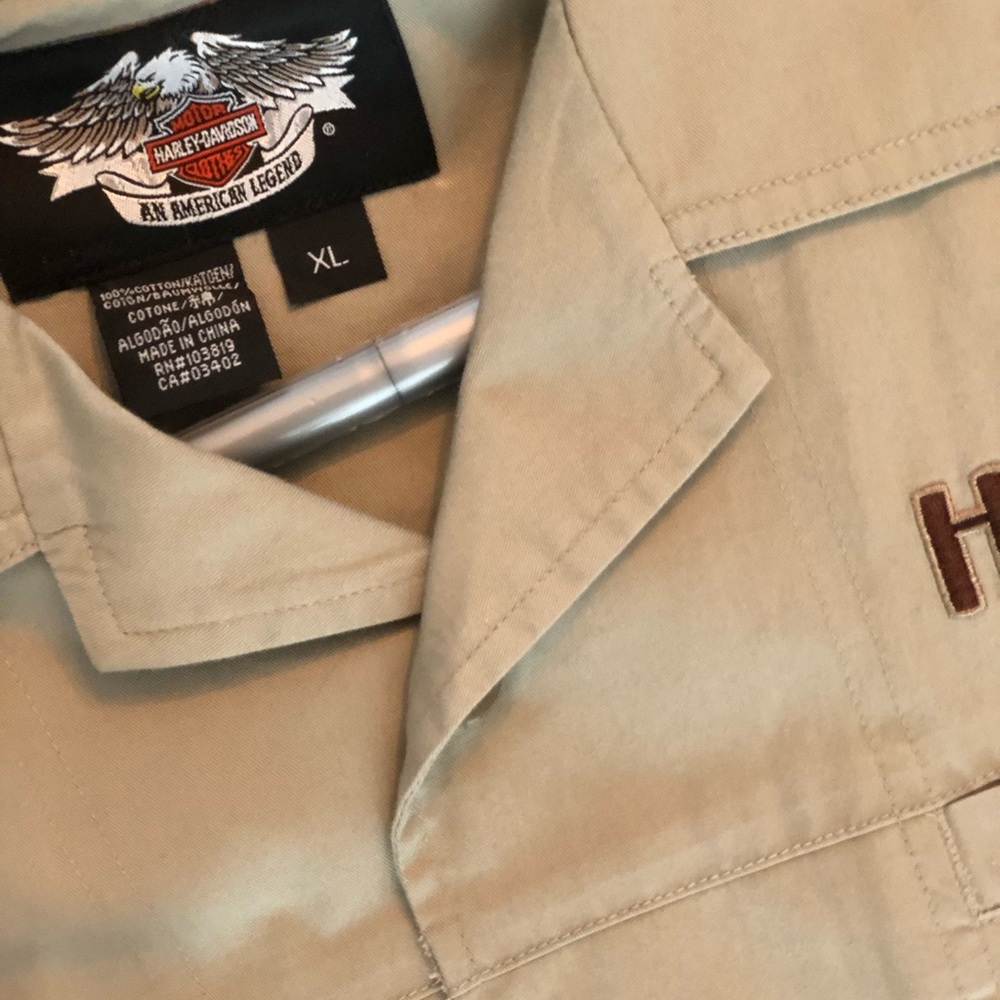 Harley Davidson Button Up